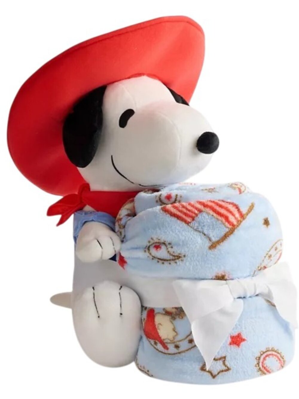 Peanuts Snoopy Americana Buddy & Throw by The Big One Kids NWT
